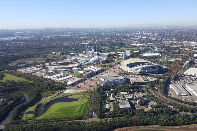 30-Minute Sydney Harbour and Olympic Park Helicopter Tour - Flying the Harbour Circuit: Opera House, Harbour Bridge, Fort Denison, Heads
