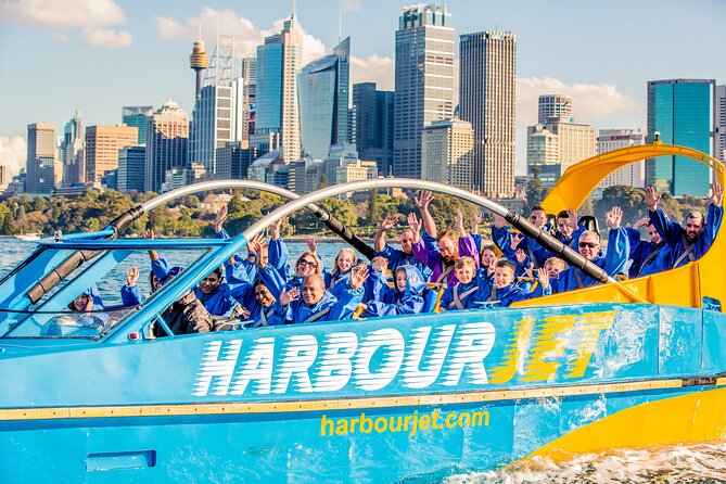 30-Minute Sydney Harbour Jet Boat Ride: Jet Blast - Luna Park and the Harbour Bridge pass-under: the classic finale