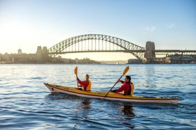 Beautiful Sydney Harbour Breakfast Kayaking Tour - The double kayak setup: Mirage Sea Kayaks and how it affects your comfort