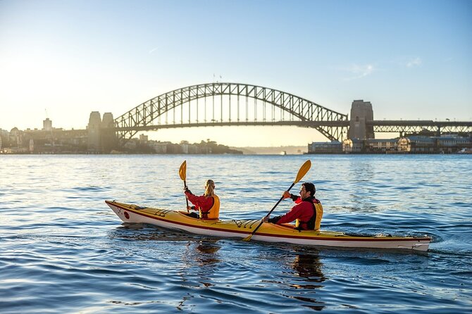 Beautiful Sydney Harbour Breakfast Kayaking Tour - The double kayak setup: Mirage Sea Kayaks and how it affects your comfort