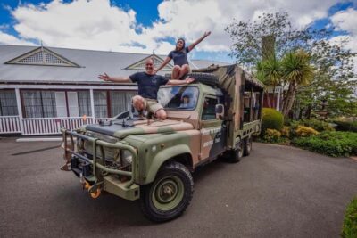 Blue Mountains 3 Hour Army Truck Adventures - Where it starts: The Lookout, then Echo Point convenience