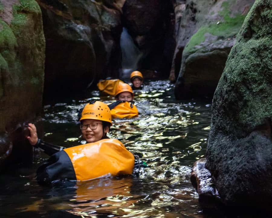 Blue Mountains: Abseiling and Canyoning Experience - The Wild Middle: Jumps, Swims, and Water Slides in the Canyon