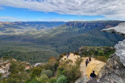 Blue Mountains Small Group Tour with Waterfall Walk & Fresh Lunch - Wentworth Falls waterfall walk: the steps reality check
