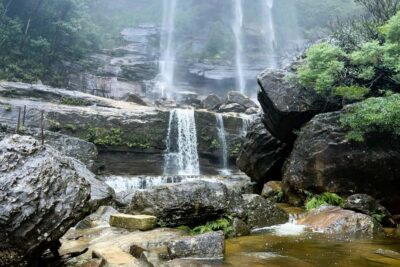 Blue Mountains Sunset Waterfalls Wildlife Tour From Sydney - Wentworth Falls: Waterfall Views Are Great, But the Stairs Are the Real Event