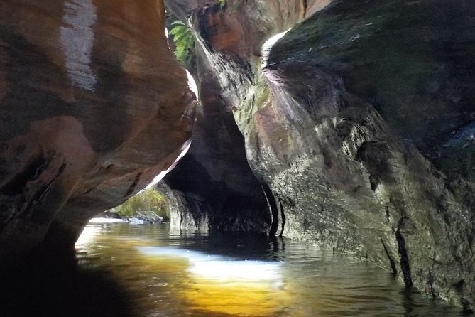 Canyoning at Twister and Rocky Creek: Two Canyons In One Day - The 30-Minute Valley Walk to Rocky Creek (And Waterfall Lunch Views)