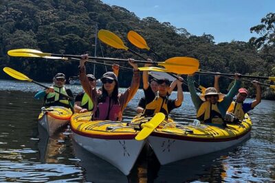 Cowan Creek Lunch paddle with Aboriginal rock art - Starting at 15X George St in Brooklyn: timing and first impressions