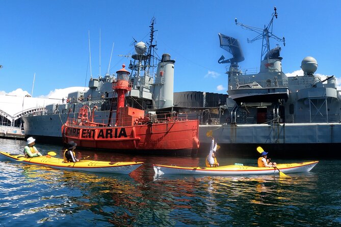 Darling Harbour Explorer - Sea Kayaking Tour - The Darling Harbour to Cockle Bay route: ships you’ll see up close