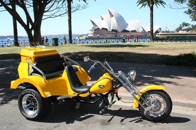 Eastern Sydney Panorama trike tour - Botanical Gardens and Government House: First Big Views of the Harbour