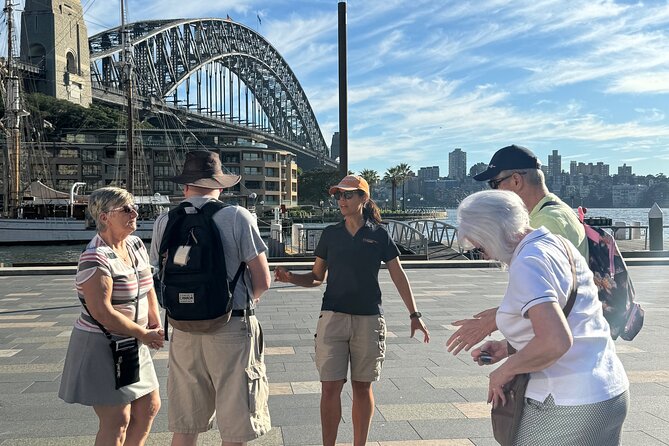 First Timer Sydney Sightseeing & Bondi Beach 1/2 Day Tour - The Rocks walking tour: street-level Sydney facts you can use