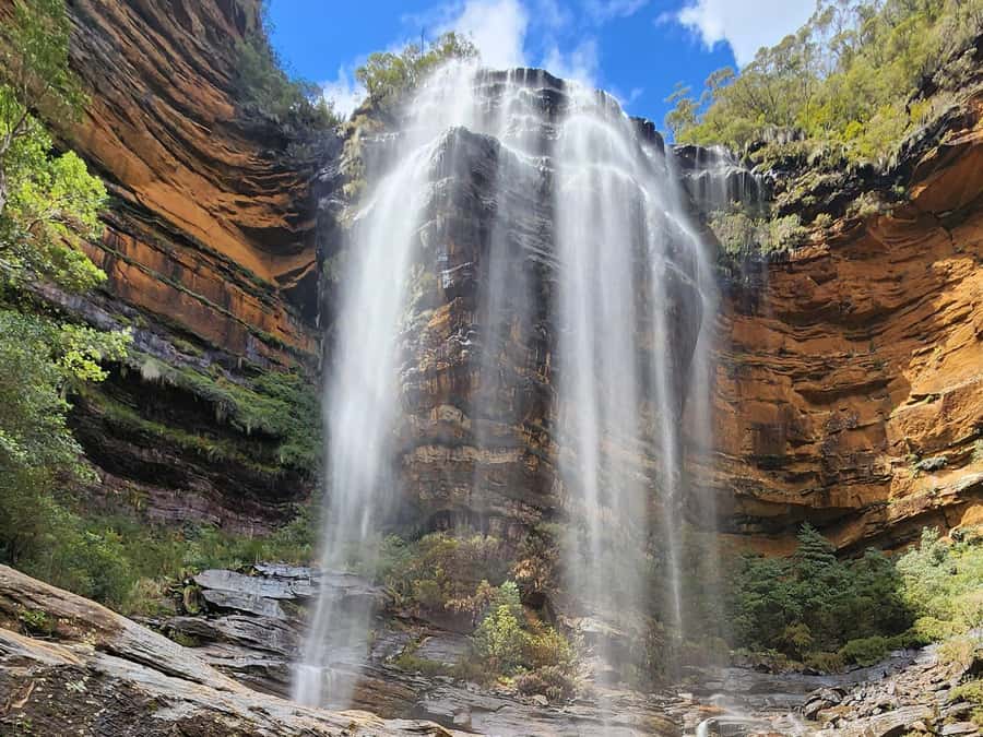 From Sydney: Blue Mountains Tour with Waterfall Walk & Lunch - Wentworth Falls: the 90-minute waterfall walk (and the steep optional descent)