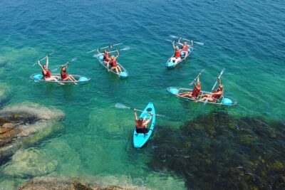 Guided Kayak Tour of Manly Cove Beaches - The coaching style that helps beginners feel steady