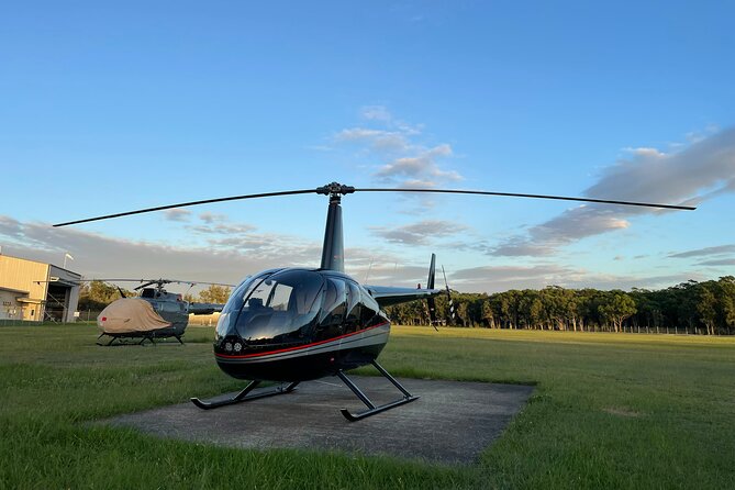 Hunter Valley Broken Back Range Helicopter Flight from Cessnock - Where you fly: Cessnock Aerodrome to Mount View