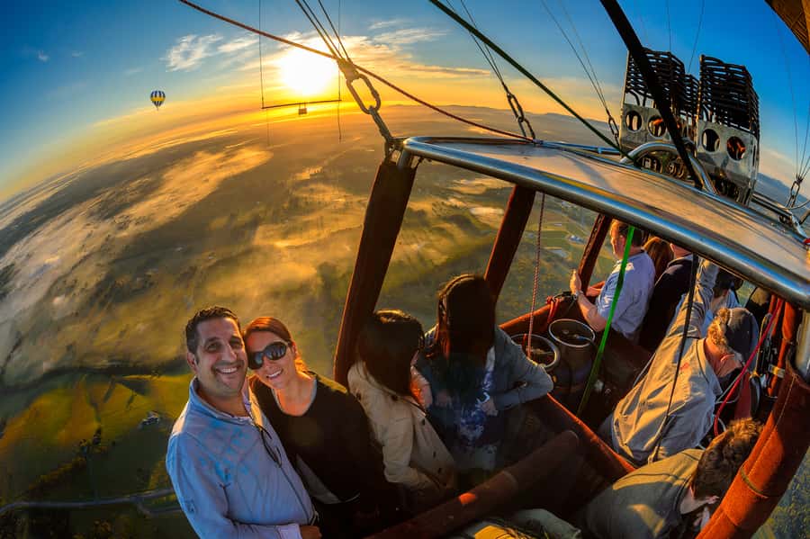 Hunter Valley: Sunrise Balloon Ride with Bubbly Breakfast - Sunrise Over Pokolbin: What You See in the Basket
