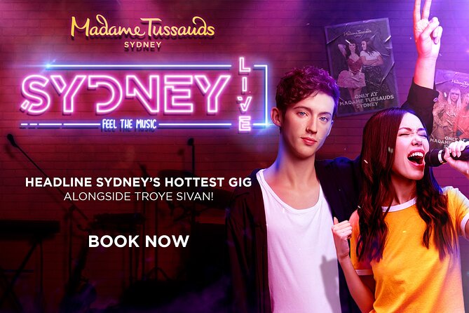 Madame Tussauds Sydney Entrance Ticket - Captain Cook’s Sydney Harbour Scene and the Sport Zone Challenge
