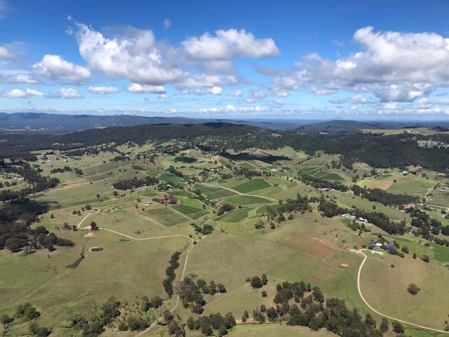 Pokolbin: 10-minute Helicopter Scenic Flight Hunter Valley - Watching your pilot work: spotting, pointing, and keeping it smooth