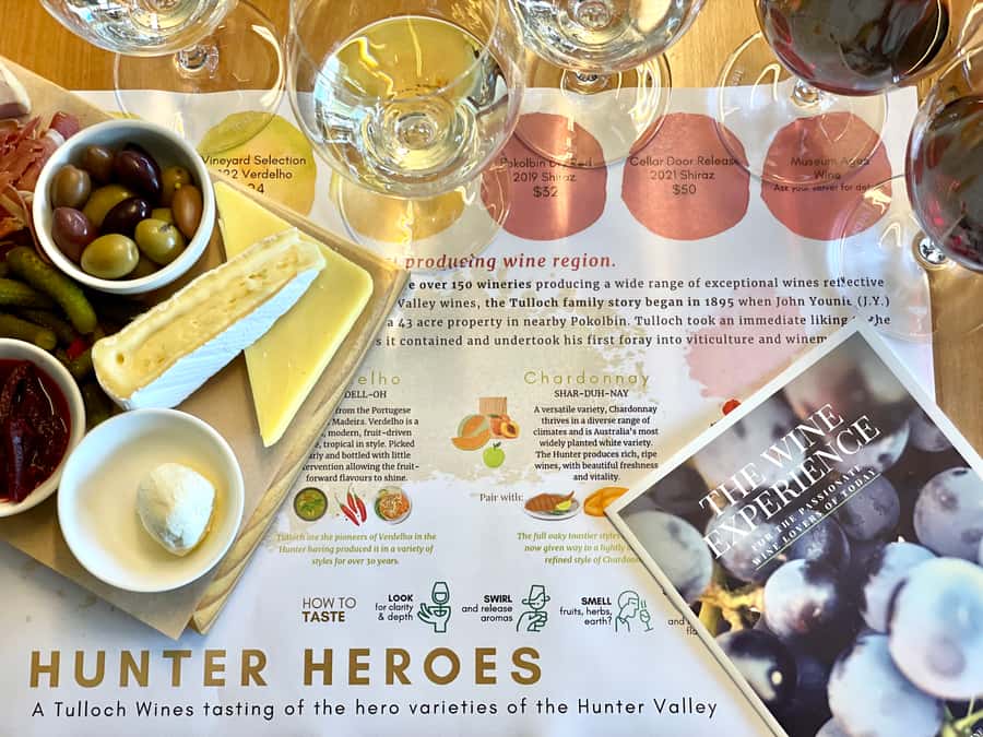 Pokolbin: Tulloch Hunter Heroes Wine Tasting & Cheese Board - Key highlights you should know