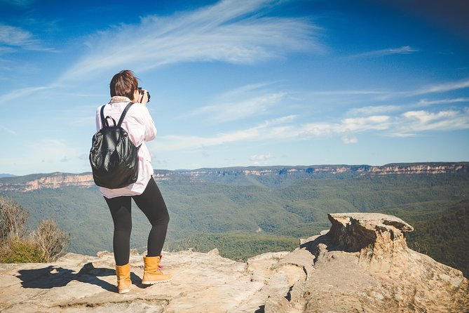 PRIVATE Blue Mountains tour & Koalas, Kangaroos, Cruise plus more - Wentworth Falls and the waterfall viewpoint break