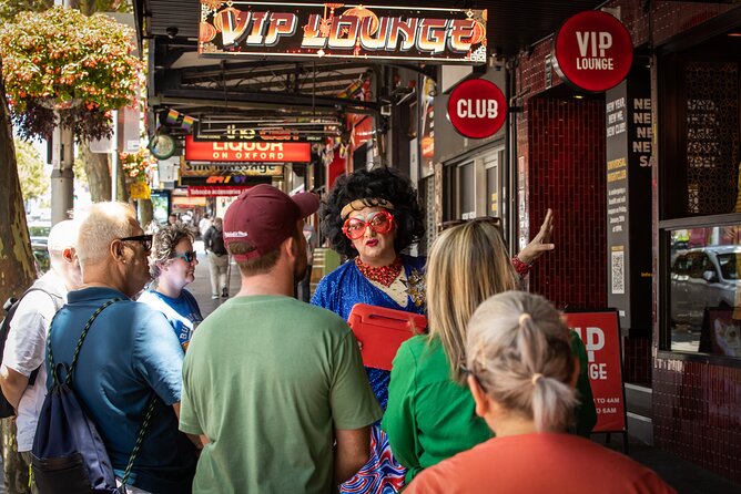 Private Drag Queen Walking Tour through Sydney's LGBT District - Rainbow Crossing photos and the café finish