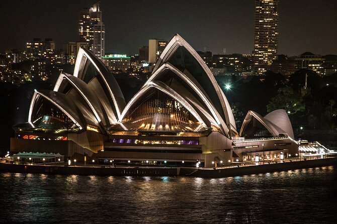 Private Sydney at Night Cruise for two guests - Darling Harbour to Barangaroo Reserve: A Night Warm-Up for Great Views