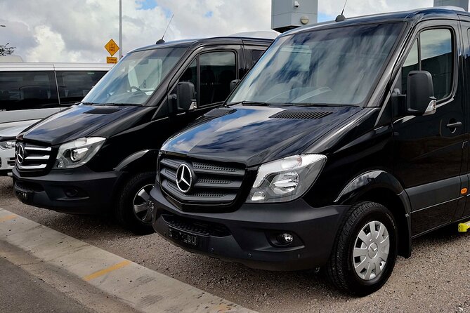 Private Transfer FROM Sydney Airport to Sydney CBD 1 to 5 people - Price and value: $157.79 per group, not per person