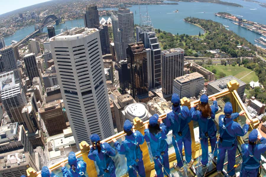 Skywalk at The Sydney Tower Eye: Ticket & Tour - The 45-minute guided outside tour: turning views into orientation