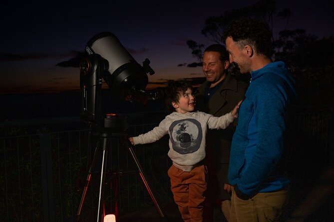 Stargazing with an Astronomer in the Blue Mountains - The telescope, binoculars, and laser guide: how the equipment actually helps