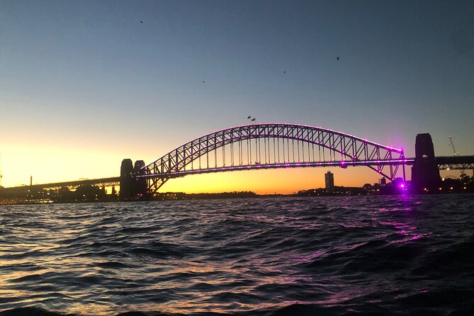 Sunset Paddle Session on Sydney Harbour (single kayak) - Stop 1: Sydney Harbour Bridge lights and possibly going underneath