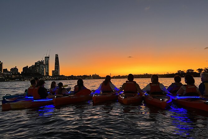 Sunset Paddle Session on Sydney Harbour (single kayak) - Stop 3: Opera House at night—short stop, big payoff