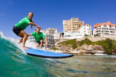 Surfing Lessons on Sydney's Bondi Beach - Stop 1: what happens at Lets Go Surfing before you hit the water