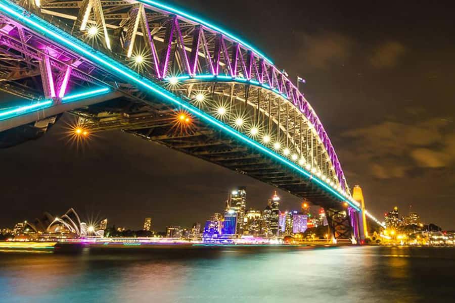 Sydney: Bring Your Own Drinks Vivid Harbour Cruise - The 90 minutes on board: what the night feels like in real time