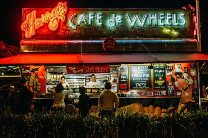 Sydney by Night | Private Luxury Night Tour | 3 Hour Tour | Includes Supper - Woolloomooloo Wharf and The Rocks at night