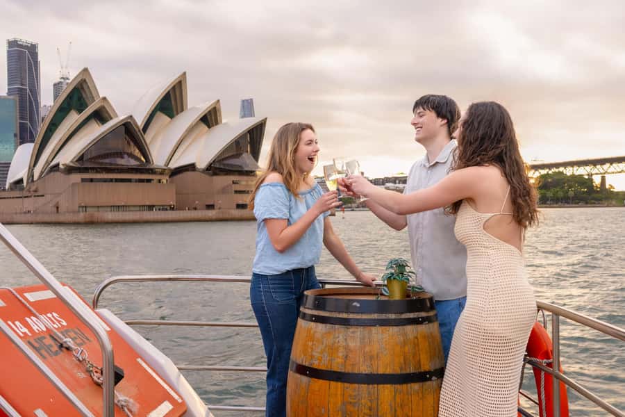 Sydney: Golden Glow Sunset Harbour Cruise with 1 Drink - Inside vs. Outside: How to Work the Boat Like a Pro