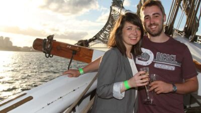 Sydney Harbor Tall Ship Wine & Canapés Evening Cruise - Route highlights: Opera House, Harbour Bridge, and the night skyline