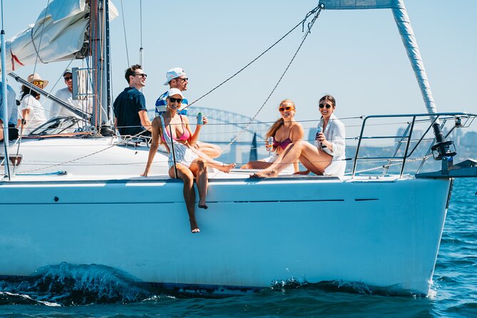 Sydney Harbour: Hands-On Sailing Experience on Luxury Yacht - On-board comfort: bring drinks, pick your mood, accept a little water movement