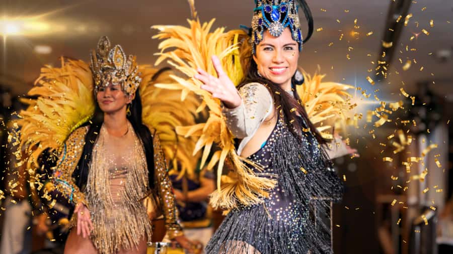 Sydney Harbour: Latin Fiesta Dinner Cruise - Latin dance show: samba, live drums, and Cuban salsa horns