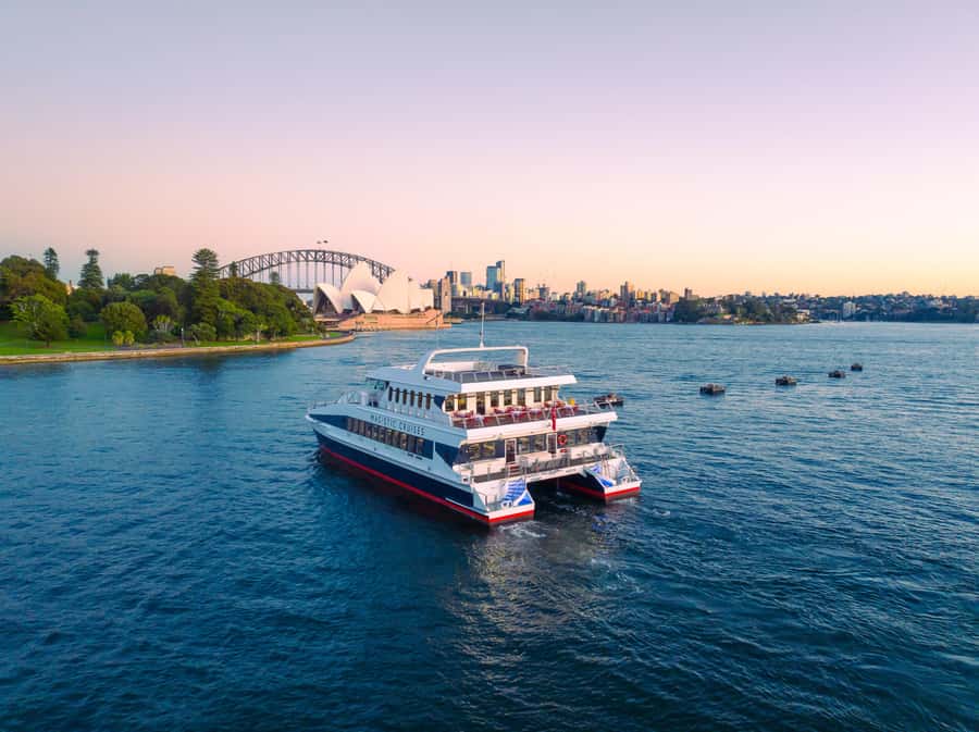 Sydney Harbour Sightseeing Cruise with Live Commentary - A Modern Catamaran Ride You Can Actually Relax On