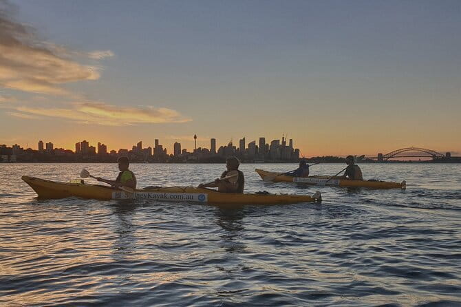 Sydney Harbour Sunset Dinner Paddle - Rose Bay to Milk Beach: a photo stop that also helps you reset