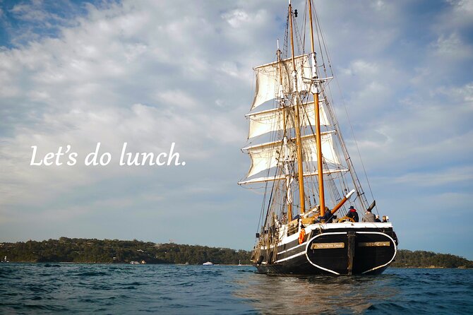 Sydney Harbour: Tall Ship Lunch Cruise - A traditional tall ship on Sydney Harbour (1850s-style)