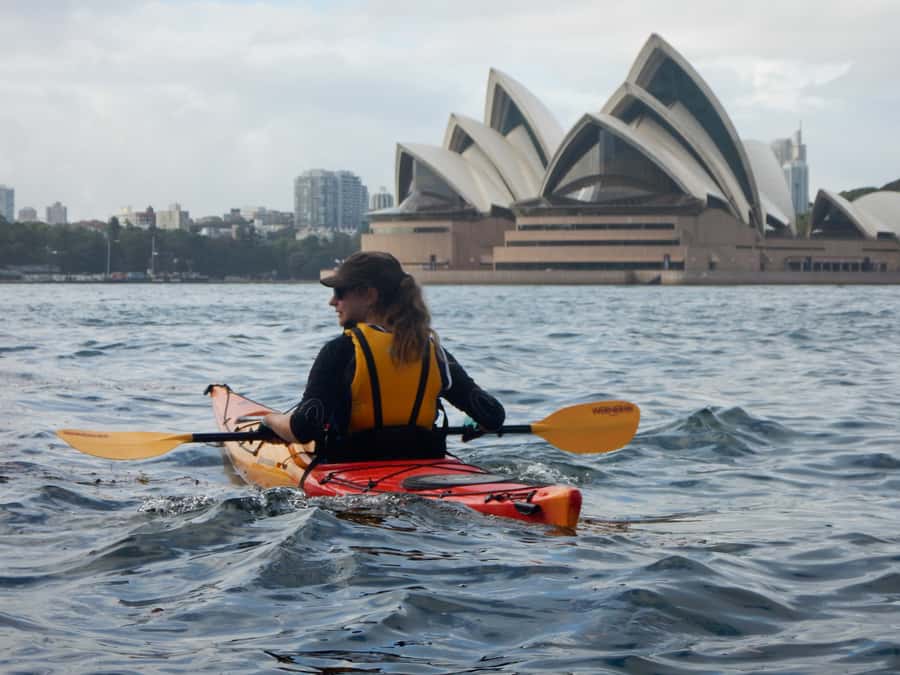 Sydney: Kayak to Goat Island At The Heart of Sydney Harbour - The Centre of the Harbour: Water Sounds, Marine Life, and Choppy Moments