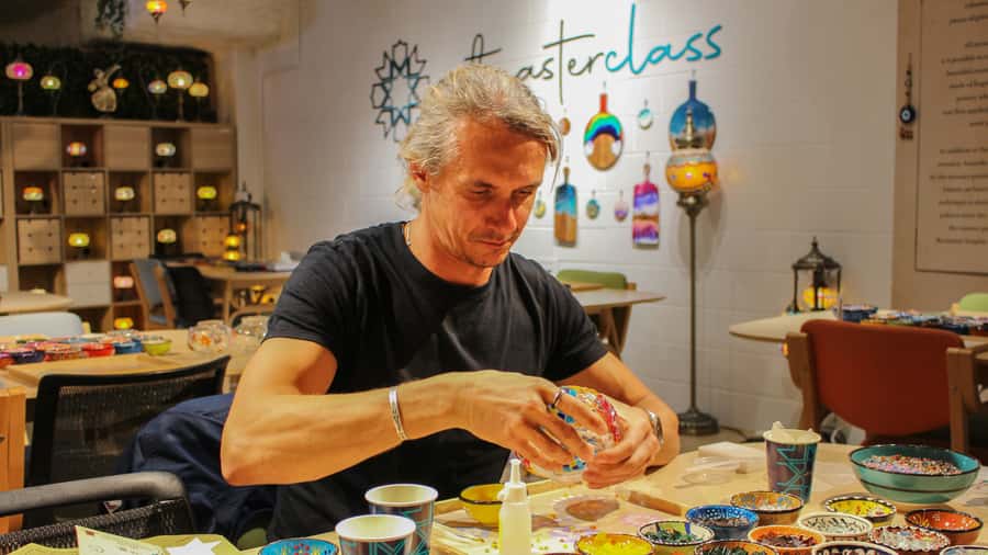 Sydney: Mosaic Art Classes - Turkish Lamp Workshop - The Turkish Tea + Cookie Break (And Why It’s Part of the Experience)