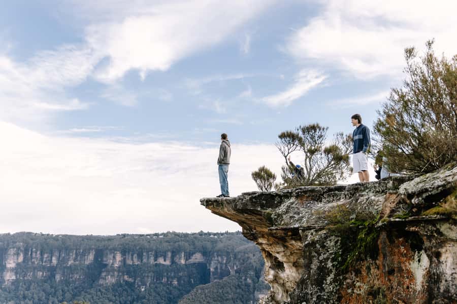 Sydney: Small Group Blue Mountains, Wildlife & Waterfalls - The Three Sisters: icon views plus the Aboriginal stories behind the rock