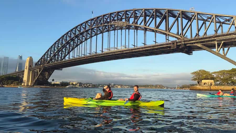 Sydney Sunrise Private Kayak – Opera House & Harbour Bridge - Floating photo stops: Harbour Bridge, Luna Park, and the Opera House