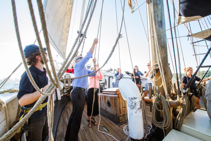 Sydney: Tall Ship Harbour Twilight Dinner Cruise - Dinner on board: the three-course meal and dietary notes that matter