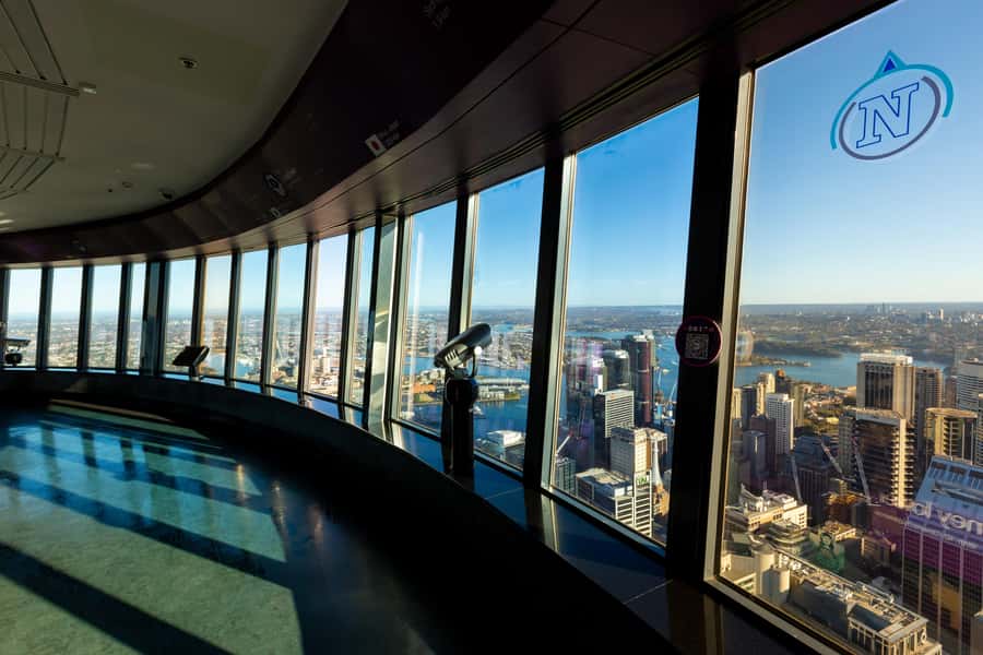 Sydney Tower Eye: Entry with Observation Deck - Day versus night at Sydney Tower Eye