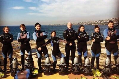 sydney underwater scooter tours - Suit-up and the safety briefing: the part that makes scooter time easier
