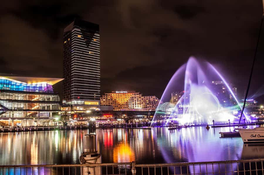 Sydney: Vivid Festival of Light Harbor Cruise with Dinner - Why the King Street Wharf departure is part of the experience