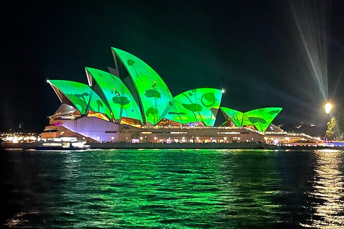 Vivid 90-Minute Sydney Harbour Intimate Catamaran Cruise with Canapes - Fleetwing II and the feel of a small 40-person cruise