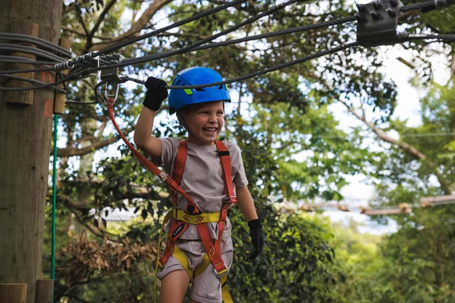 Western Sydney: Junior Tree Ropes Courses - Safety first: what continuous systems mean for parents